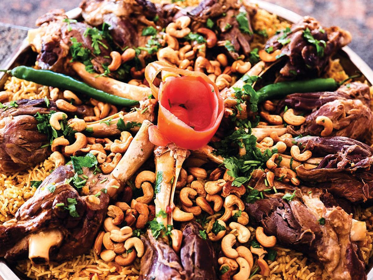 Meat Kabsa Dish