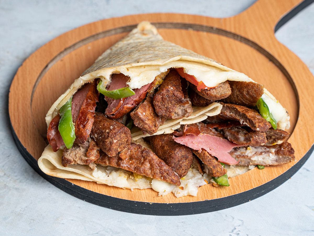 Burger crepe