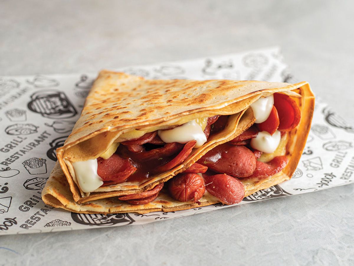 Pastrami crepe