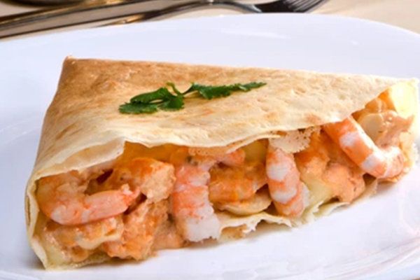 Baladi Shrimp Crepe