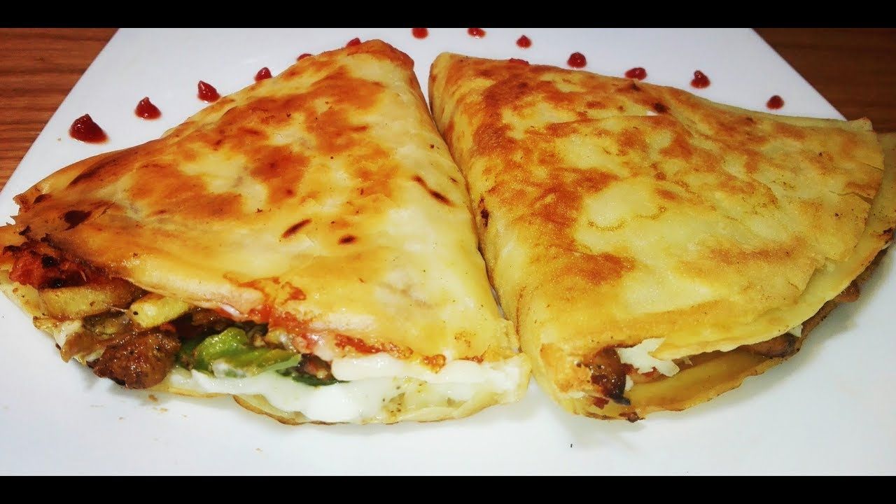 Chicken Ala Greek Crepe