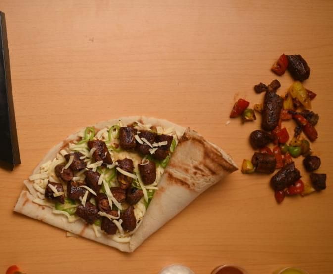 Alexandrian Sausage Crepe