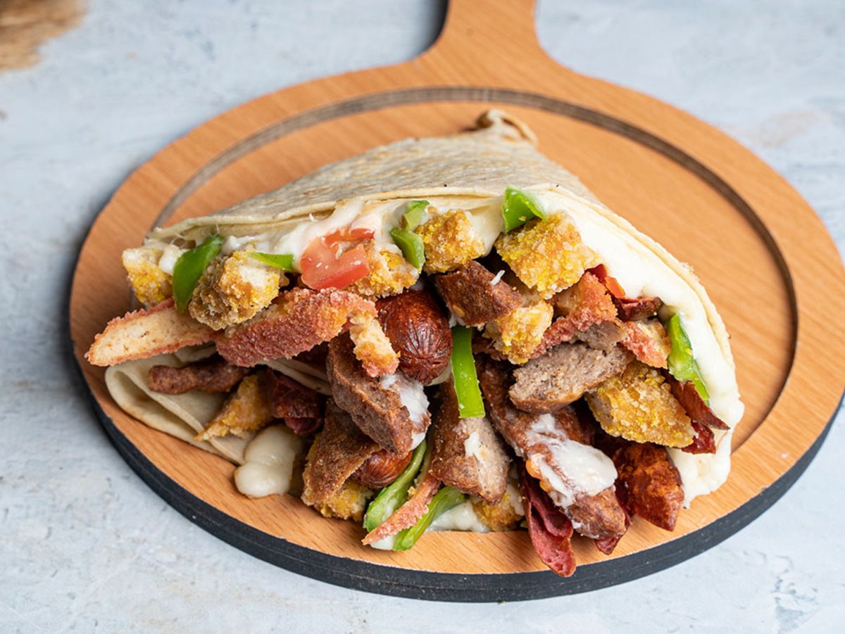 Chicken Mushroom Crepe