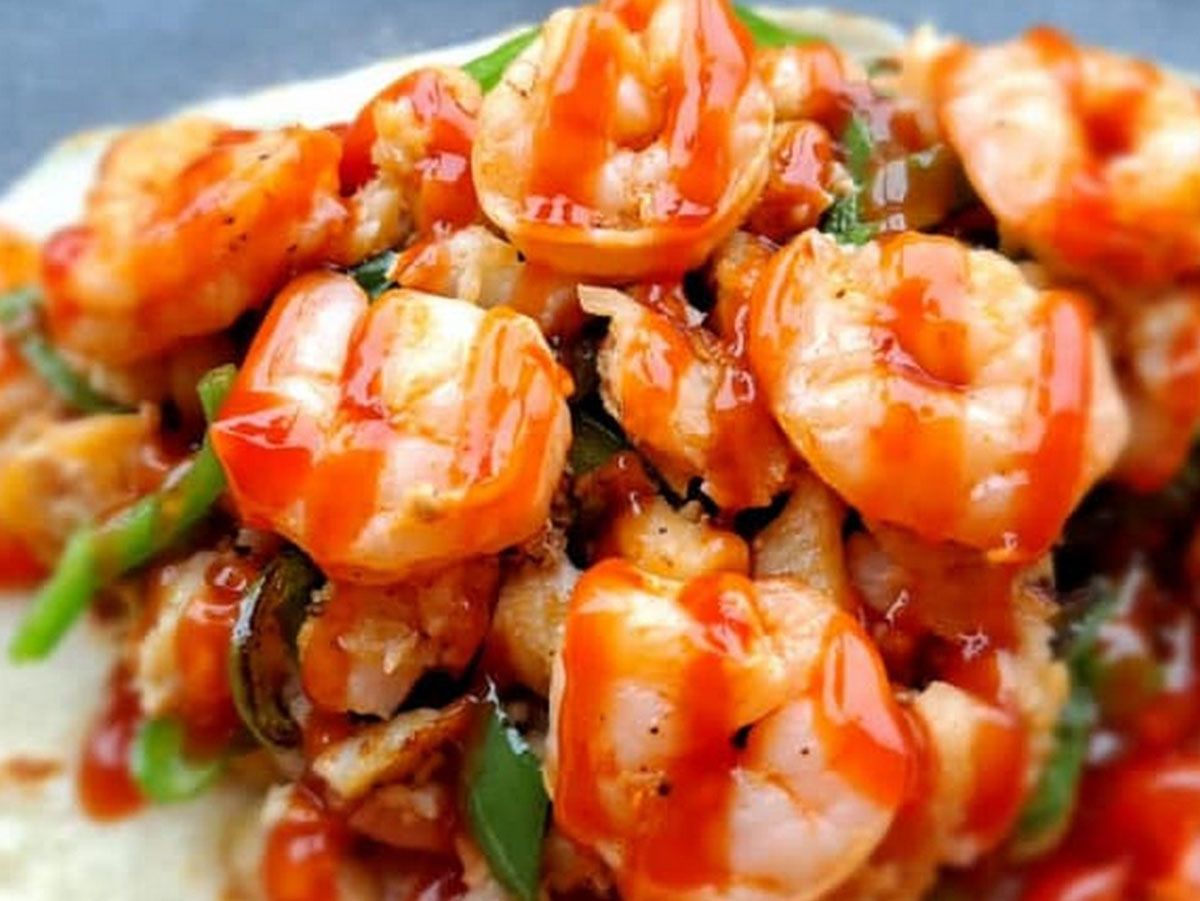 Seafood crepe