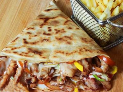 Chicken Shawerma Crepe