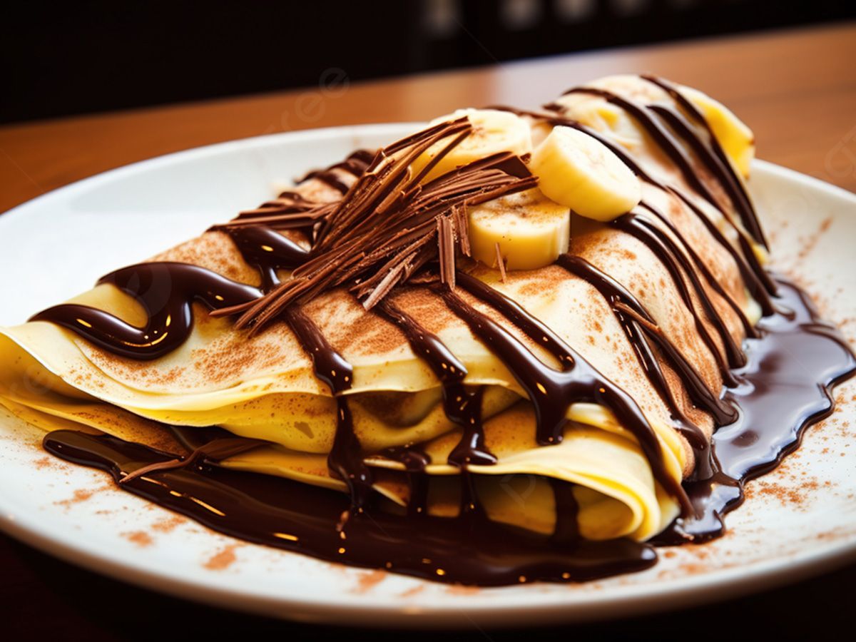 Chocolate With Banana Crepe