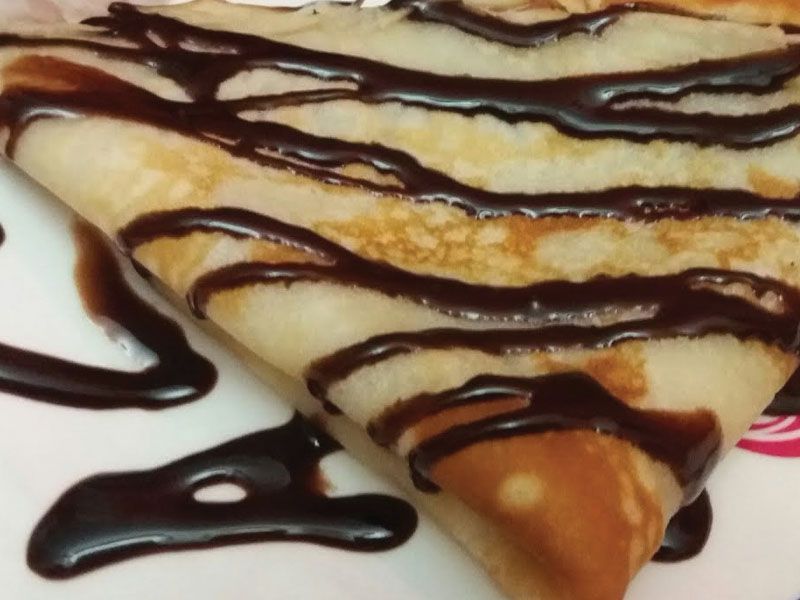 Plain Nutella Chocolate Crepe