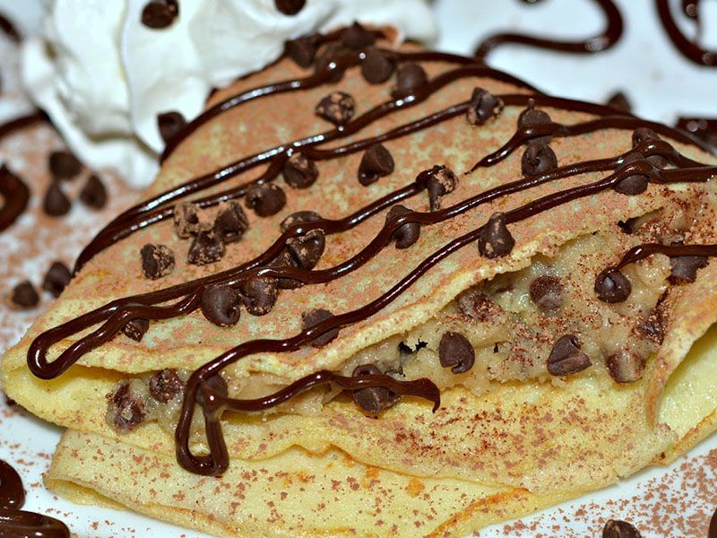 Plain Chocolate Crepe