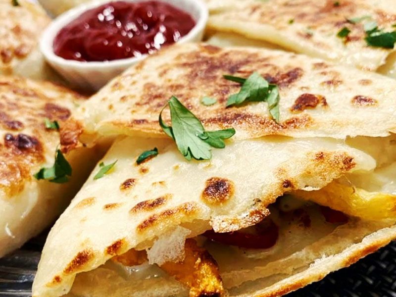 Chicken Fajita Crepe