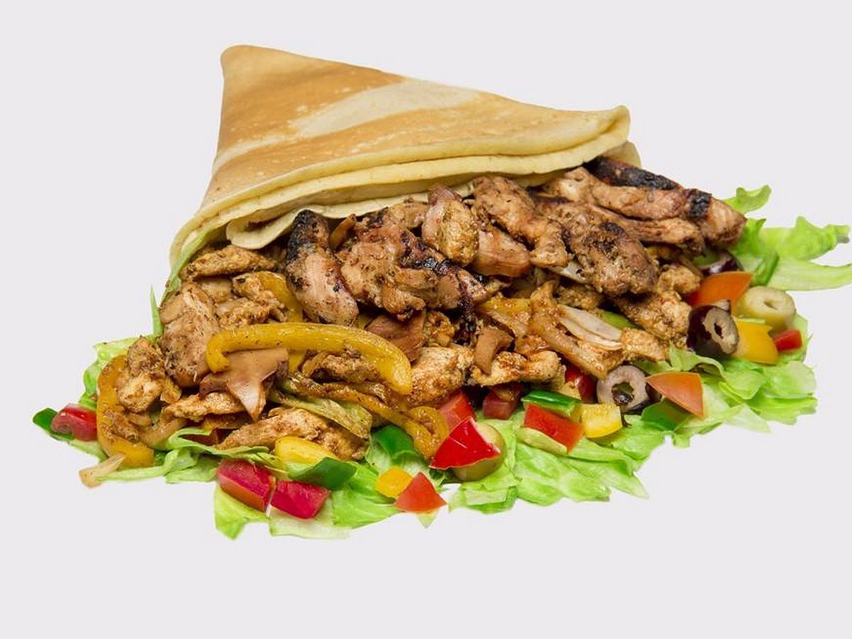 Chicken Fajita crepe