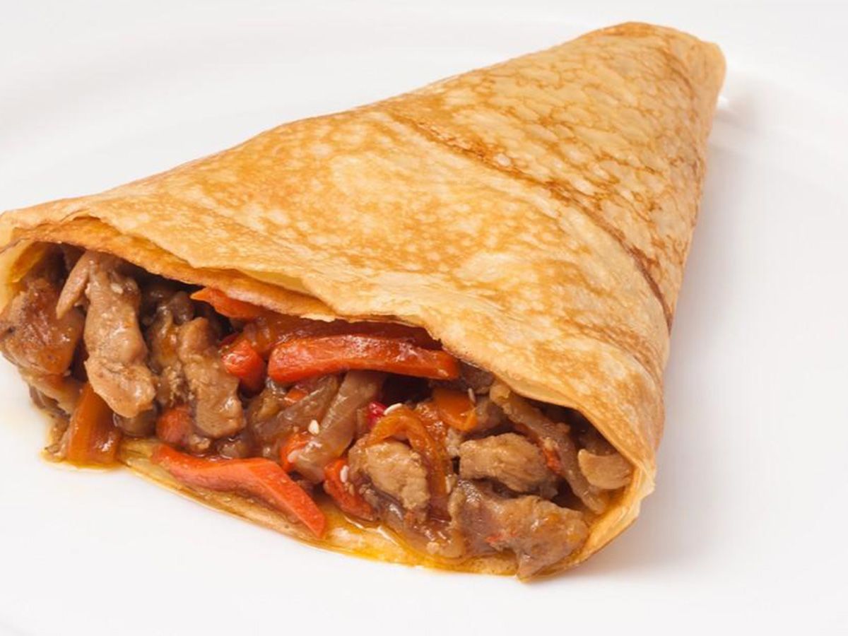 Chicken Fajita Crepe