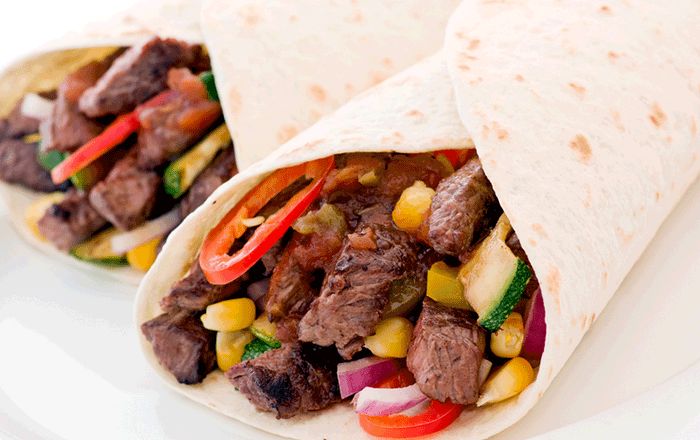 Meat Fajita Crepe