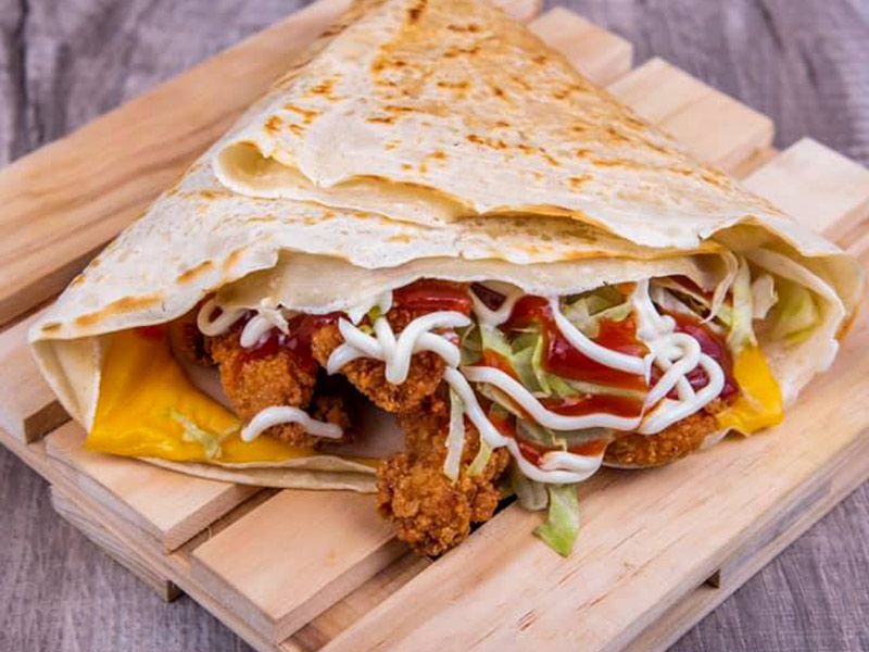 Crispy Chicken Crepe