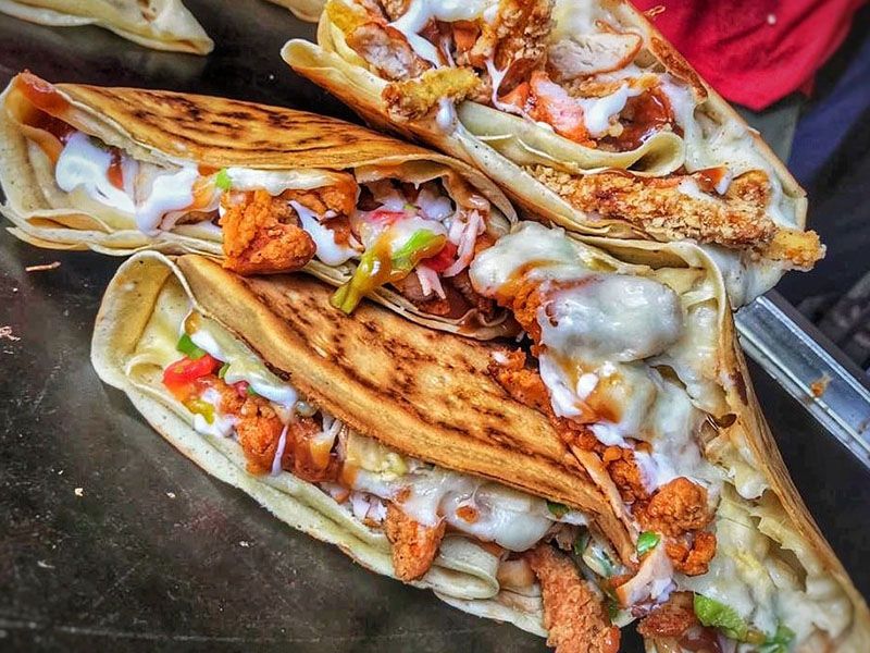 Crispy Chicken Crepe