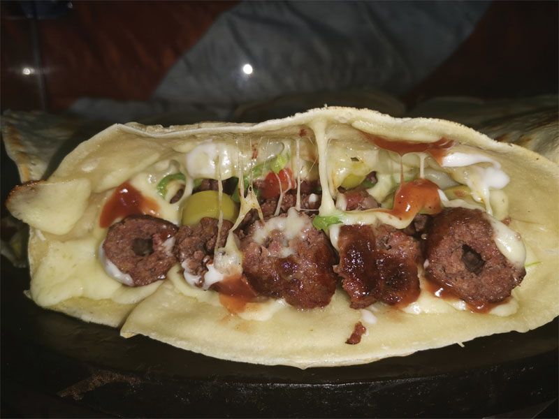 Meat Kofta Crepe