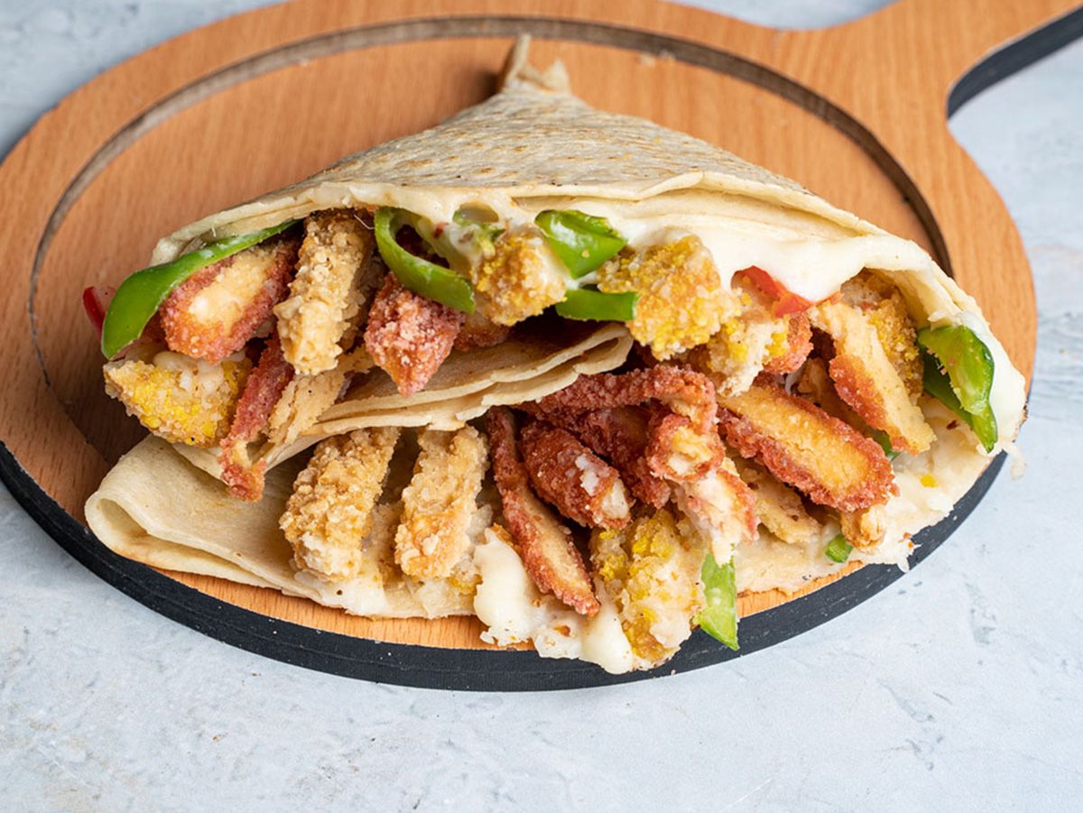 Chicken cono crepe