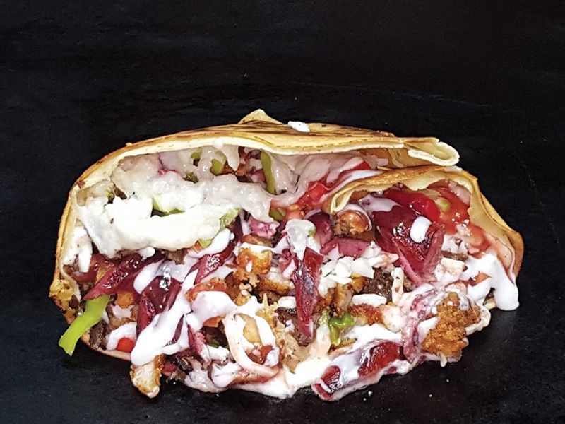 Mix Pane And Kofta Crepe
