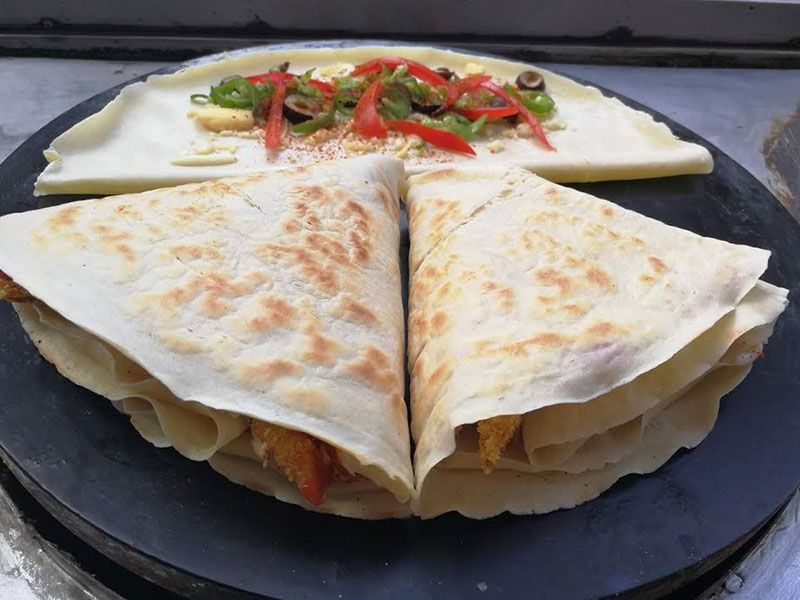 Mixed Shawarma Crepe