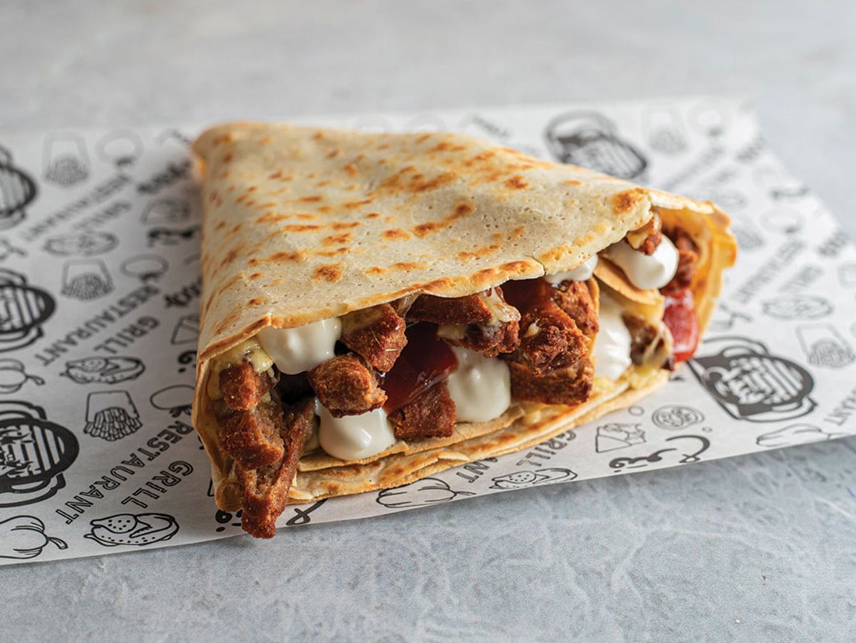 Mix meat crepe