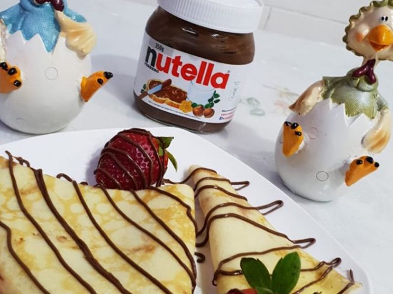 Nutella Crepe With Hazelnut