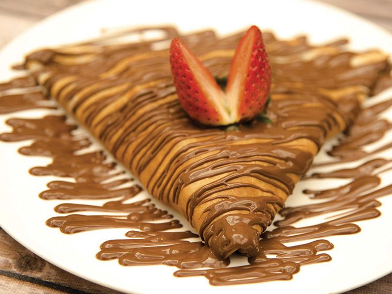 Nutella With Banana Crepe