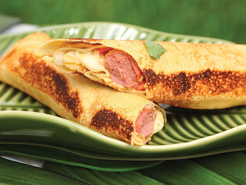 Hot Dog Crepe