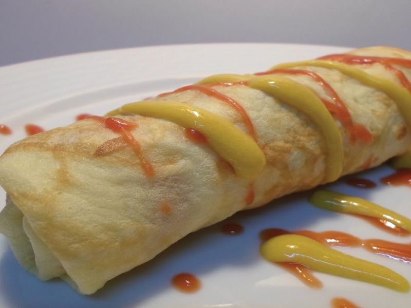 Hot Dog Crepe