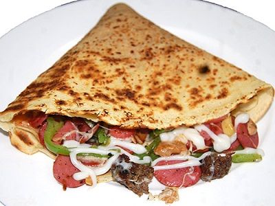 Hot Dog Crepe