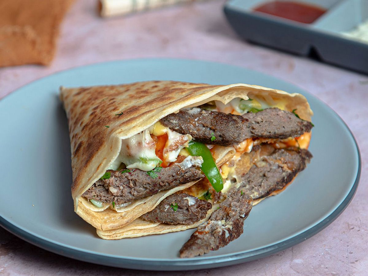 Burger crepe