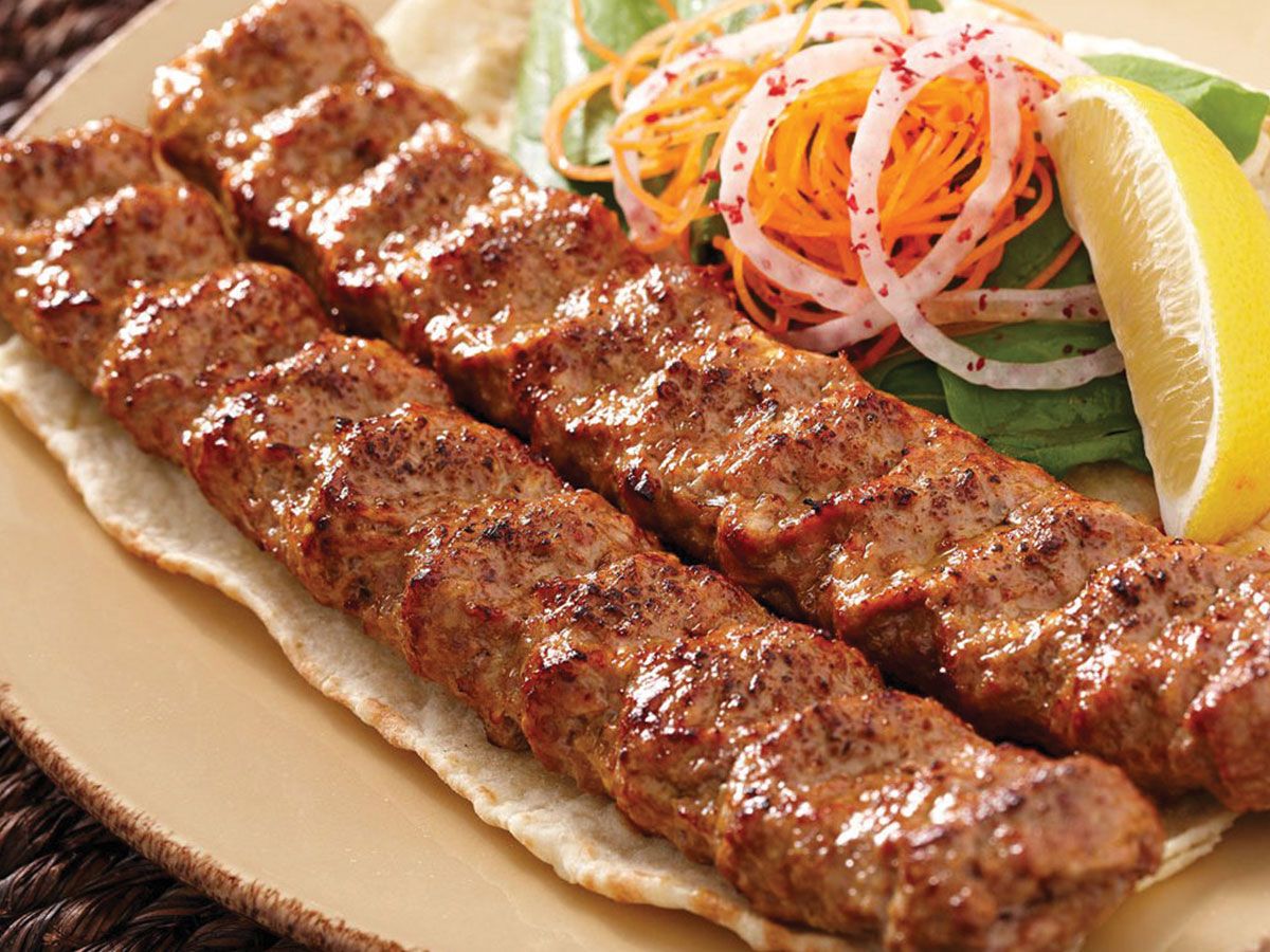 Grilled beef kofta