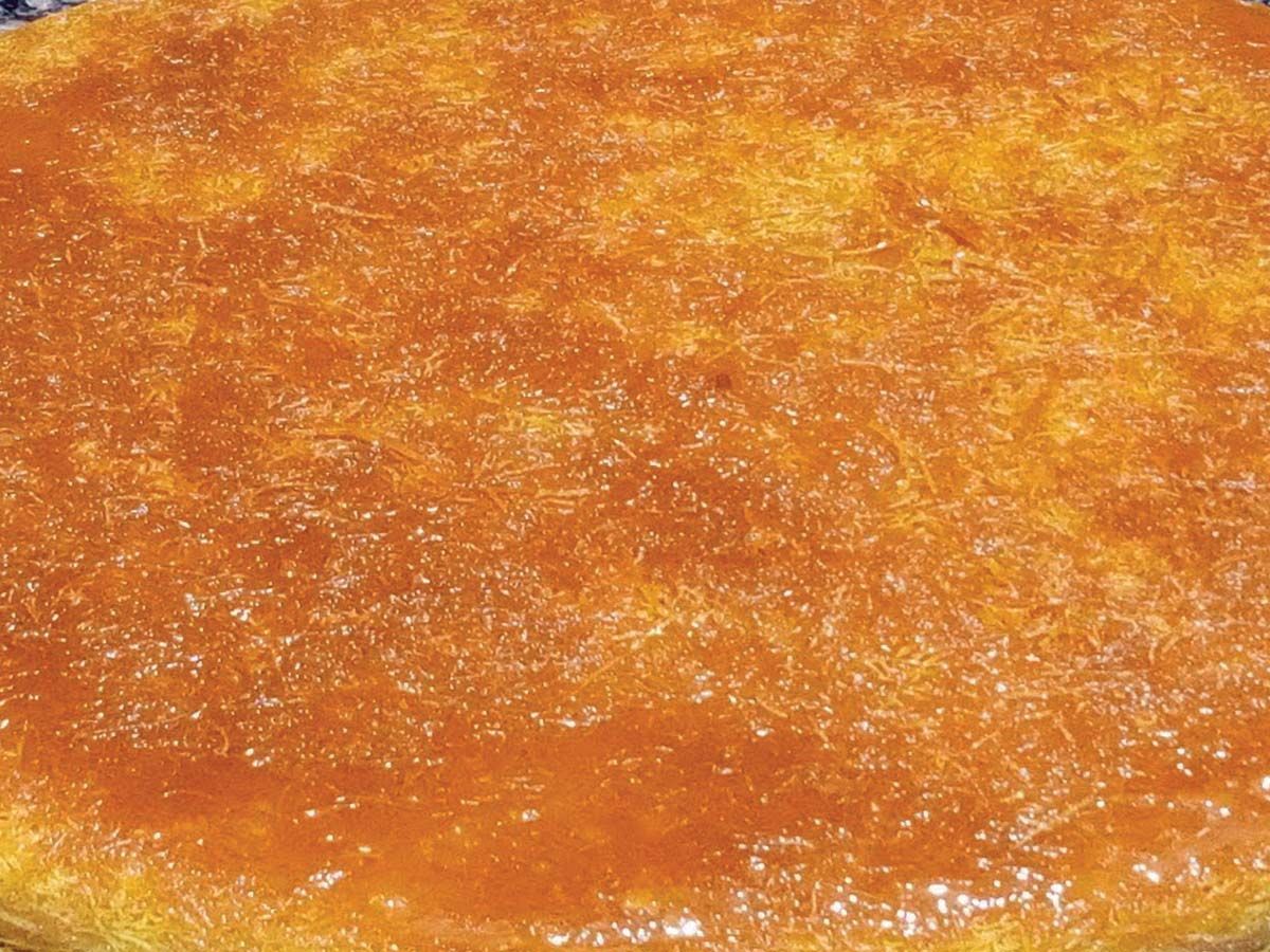 Kunafa on flames