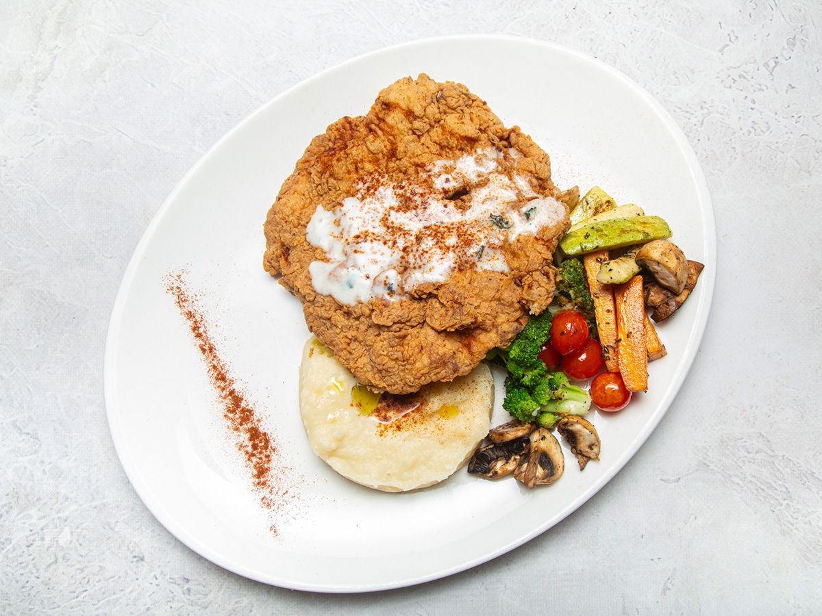 country chicken steak