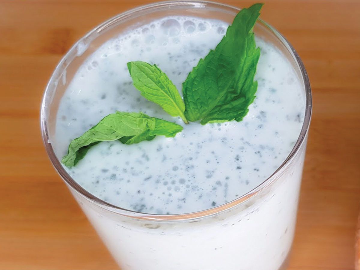 Milk With Mint