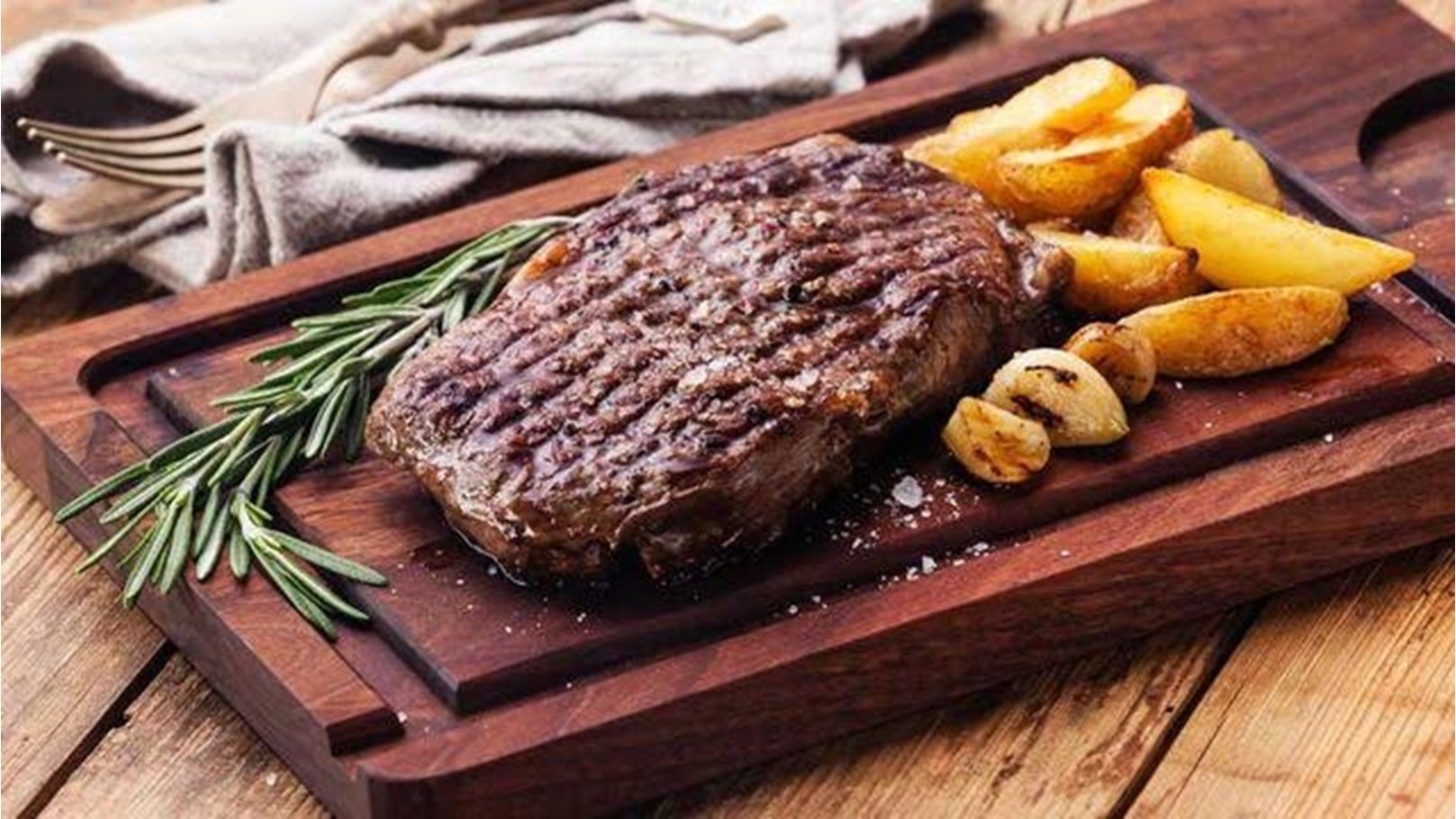 Kilo Steak Grilled on Charcoal