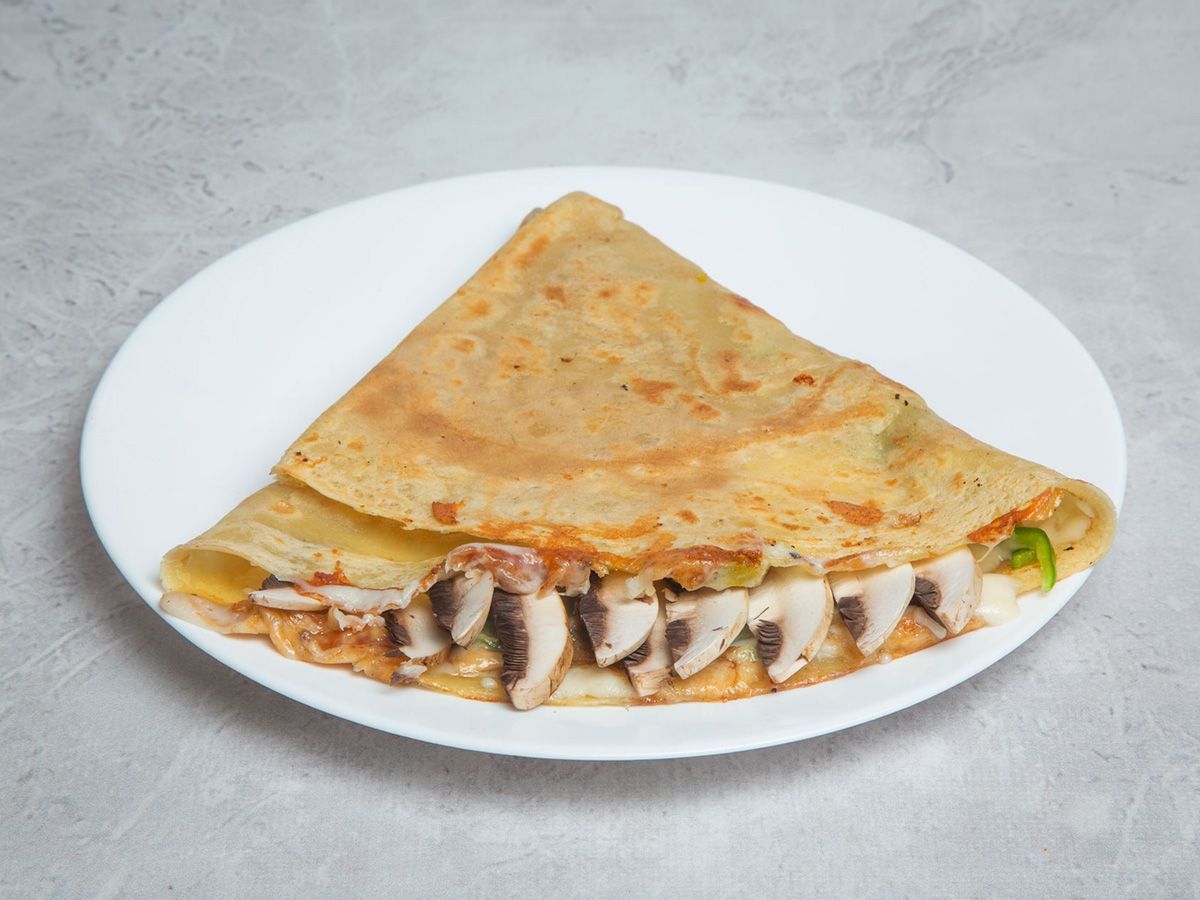 Vegan Mushroom Crepe