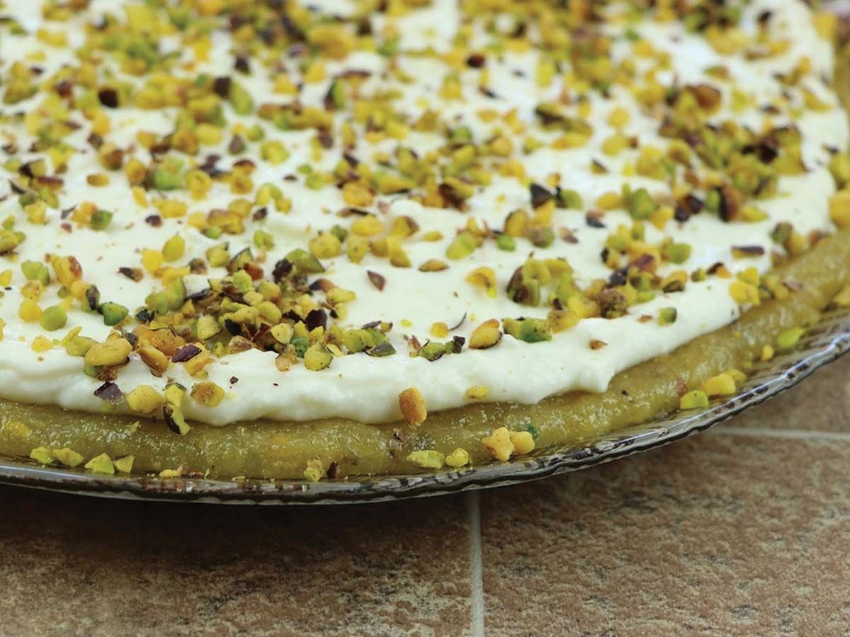 Shamiyah Madlouka with Cream