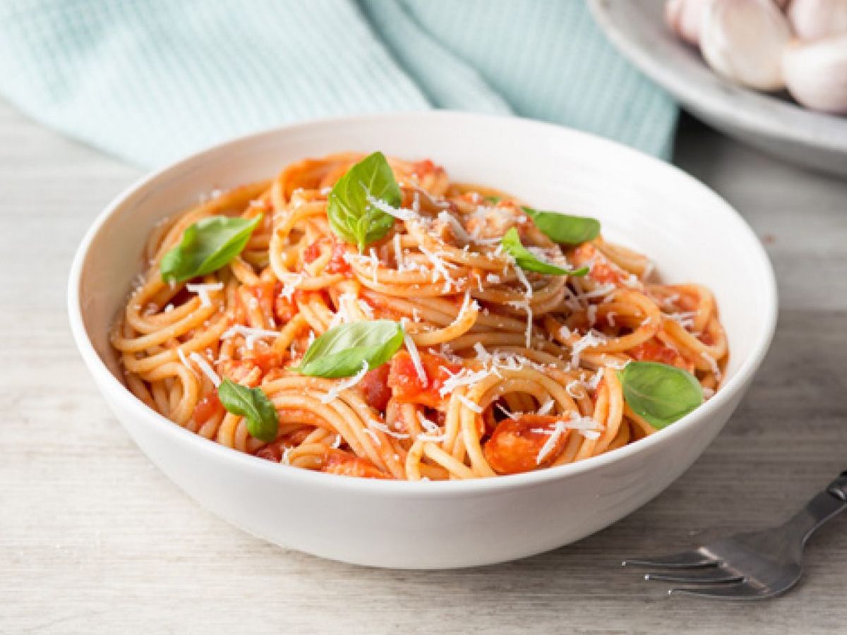 Spaghetti Pasta With Liver