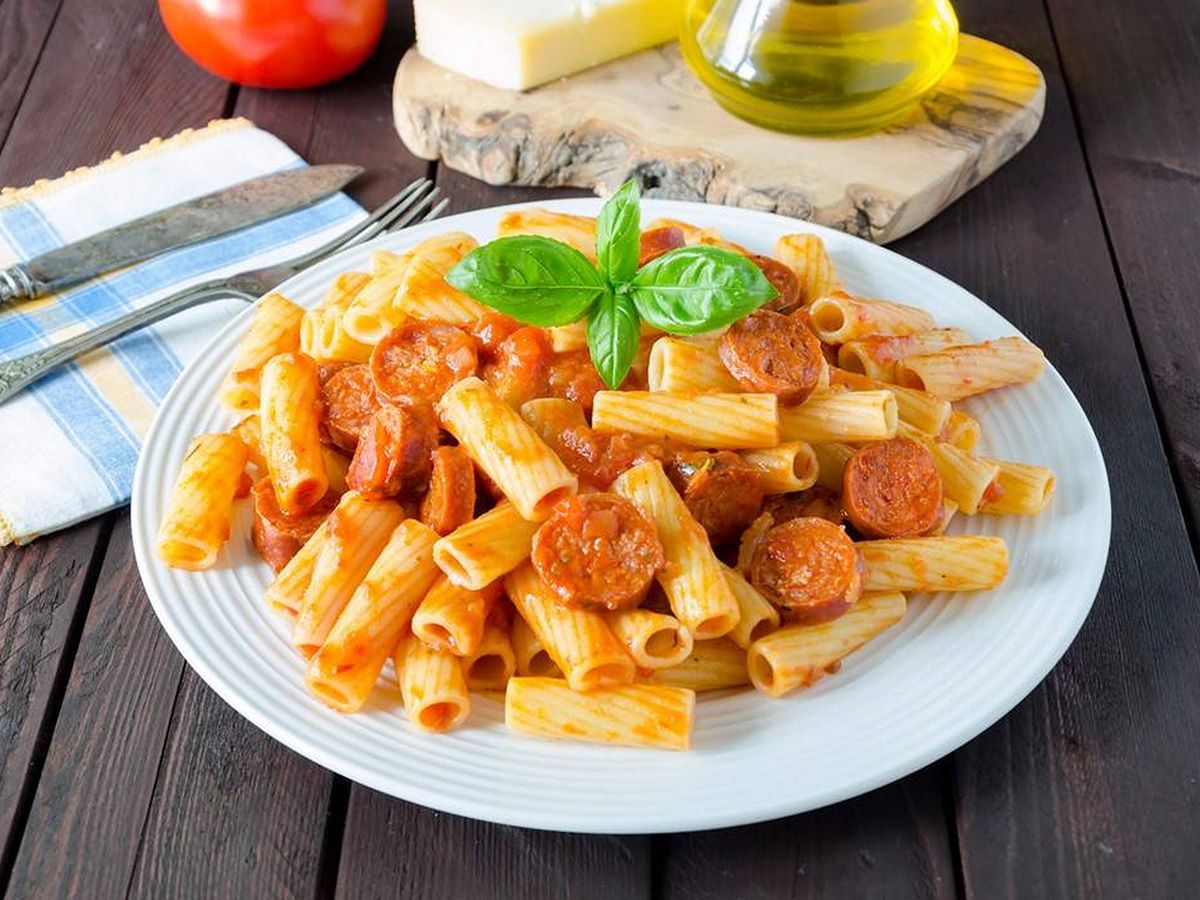 Hot Dog Pasta