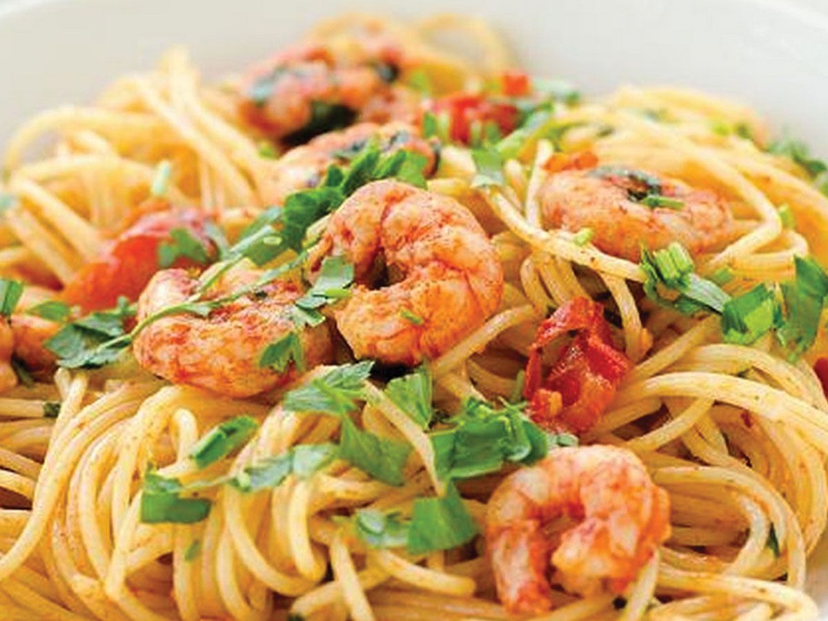 Medium seafood pasta Casserole