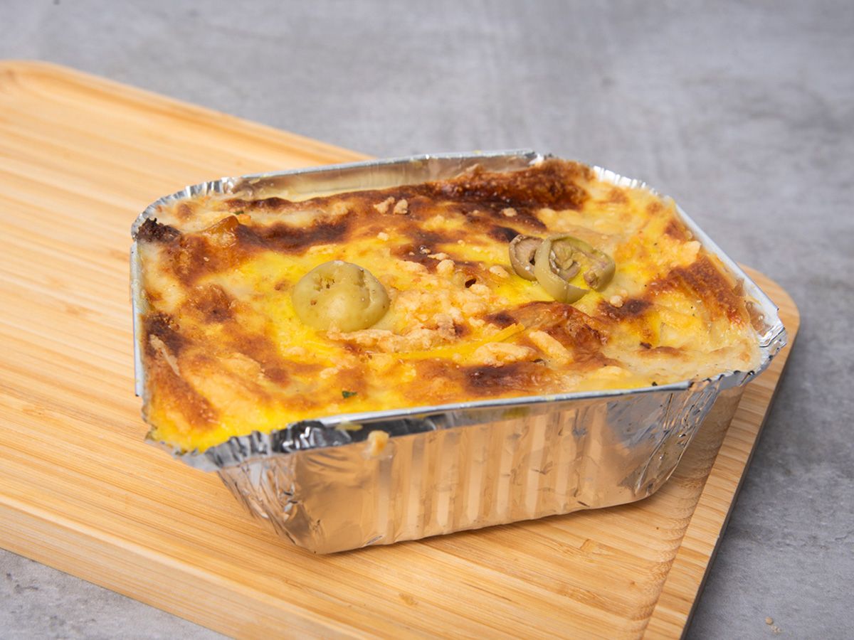 Oven baked pasta with meat