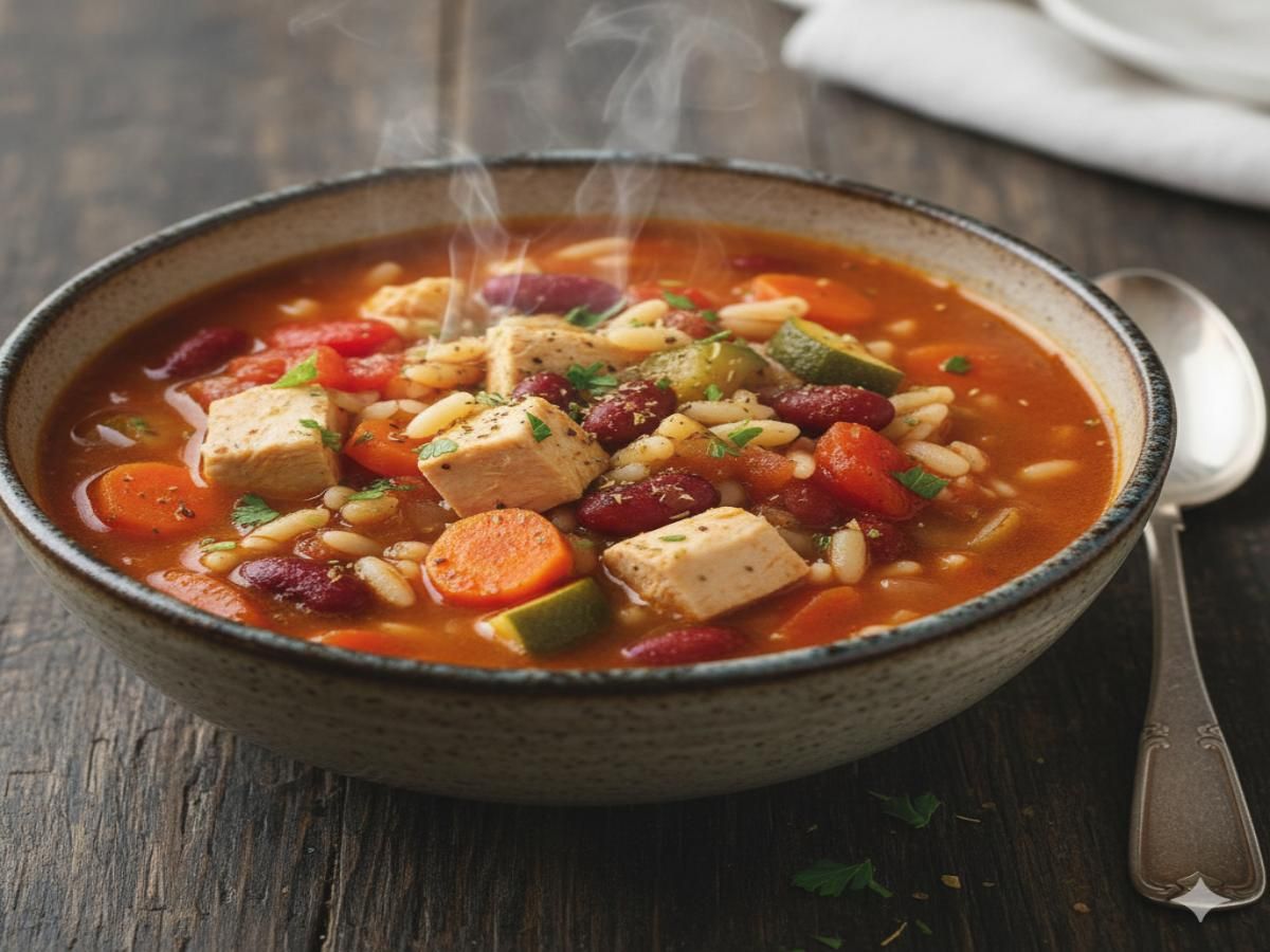 Minestrone Chicken Soup