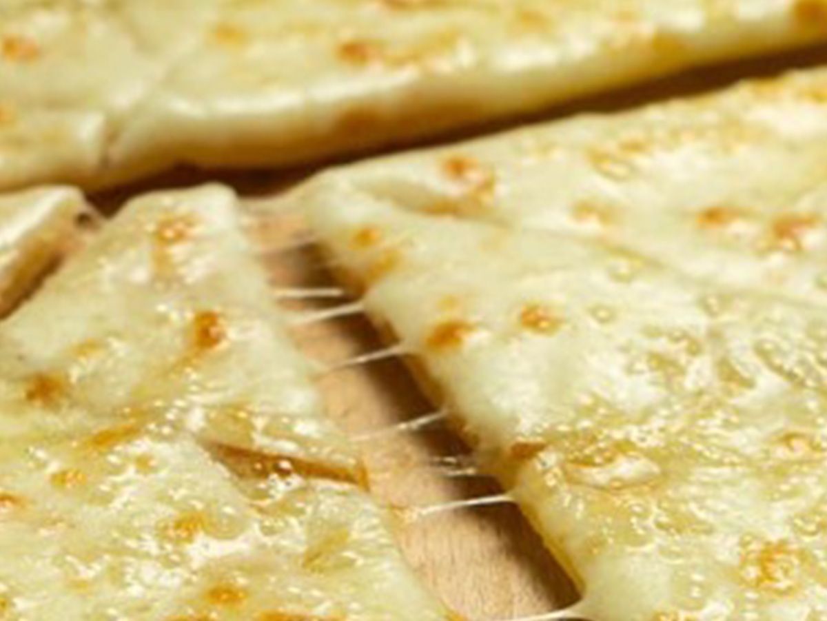 Man'oushe with Turkey and Kashkaval Cheese