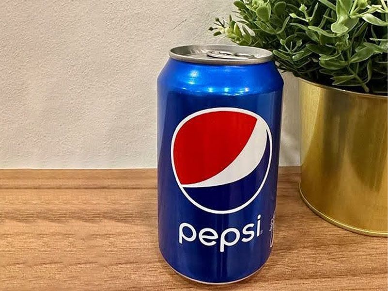 Large can of carbonated water