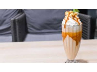 Galaxy Caramel Chocolate Milkshake