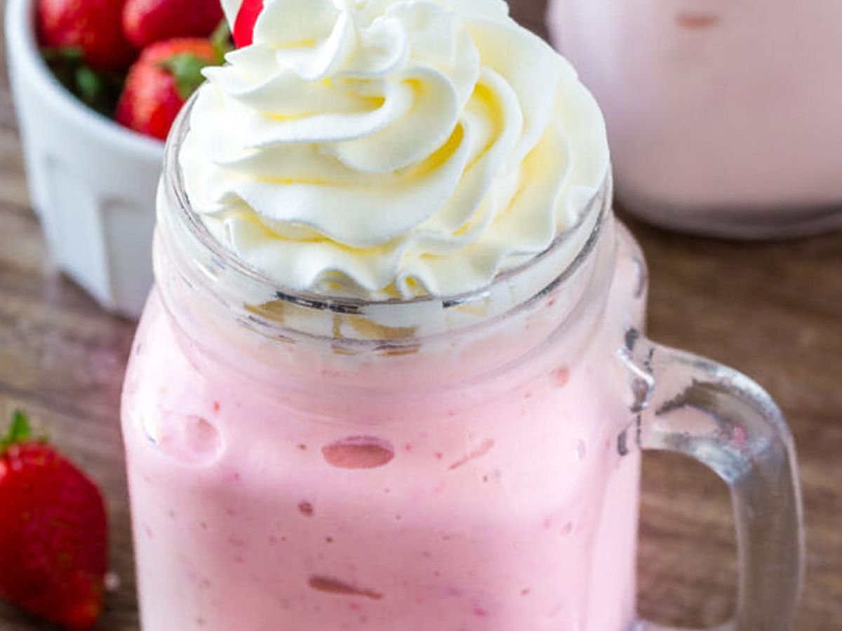 Strawberry milkshake