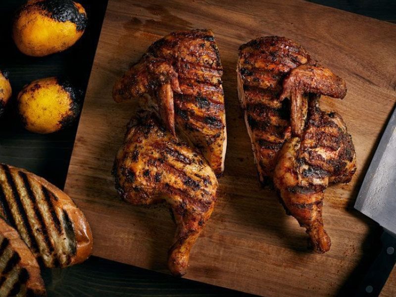 Half Grilled Chicken