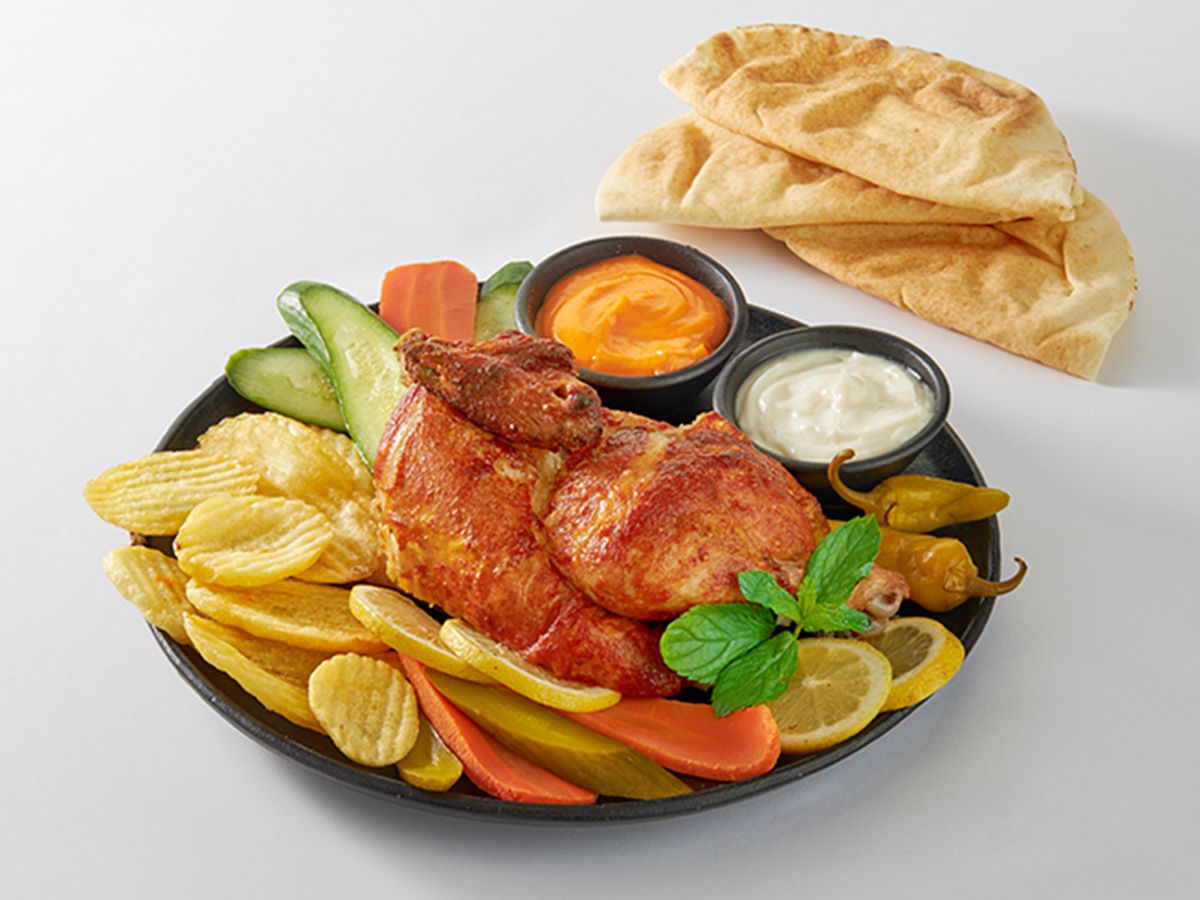 Half Grilled Chicken