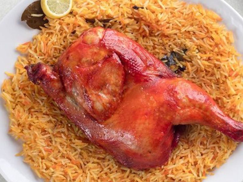 Half Chicken Mandi Meal