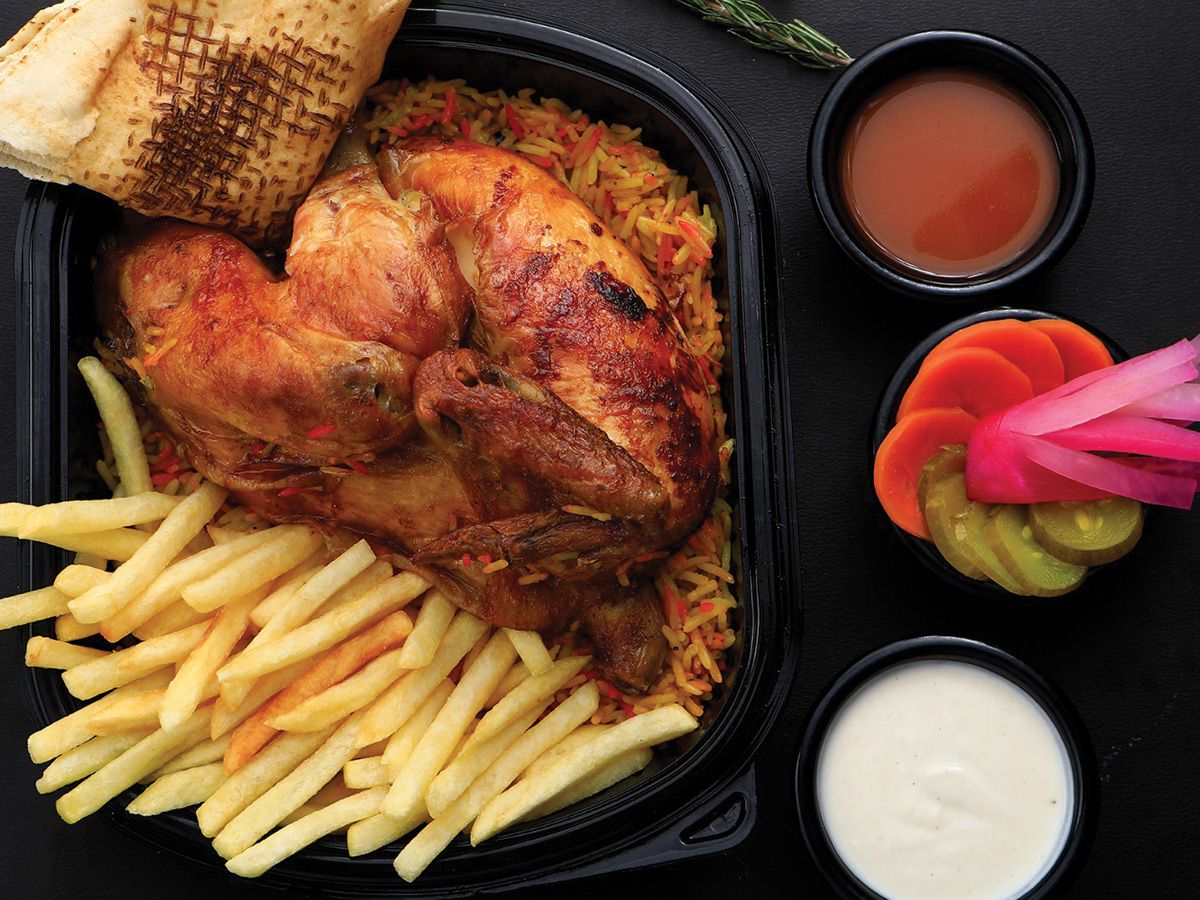 Half Grilled Chicken