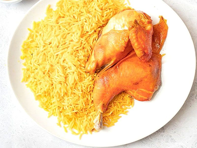 Half mandi chicken